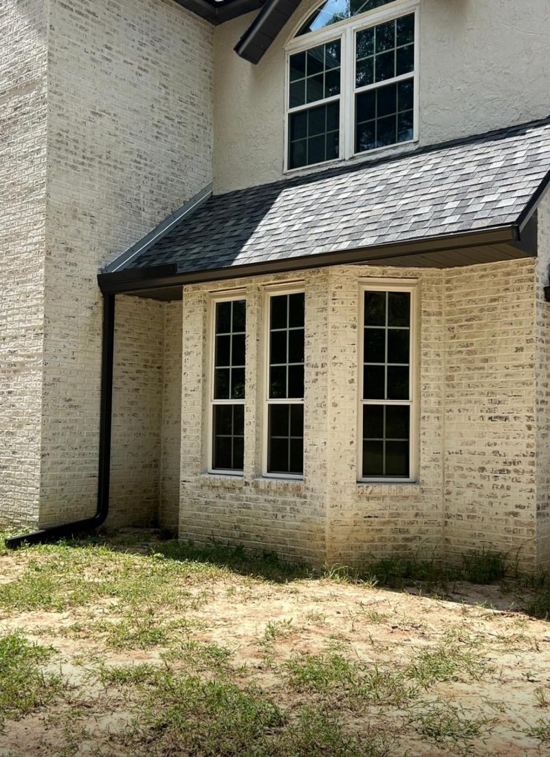 Photo of completed job by southeast seamless gutters and metal